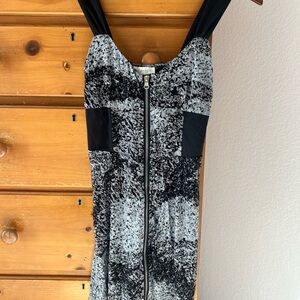 Sugarlips Black and Gray Mini Dress